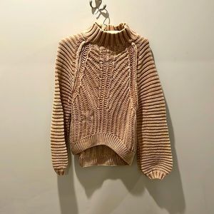 Free people sweater in dusty rose size small